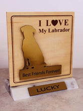 Load image into Gallery viewer, Labrador Desktop Trophy