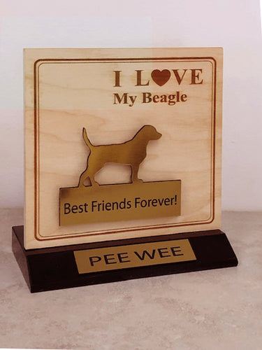 Beagle Desktop Trophy