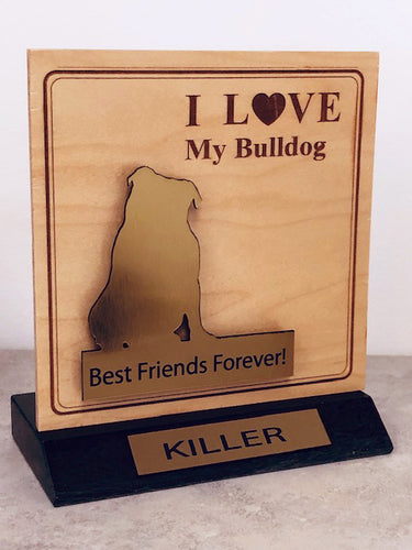 Bulldog Desktop Trophy