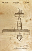 Load image into Gallery viewer, Aeroplane Patented 1928