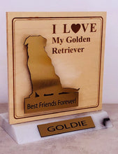 Load image into Gallery viewer, Golden Retriever Desktop Trophy