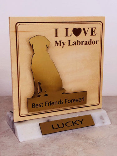Labrador Desktop Trophy
