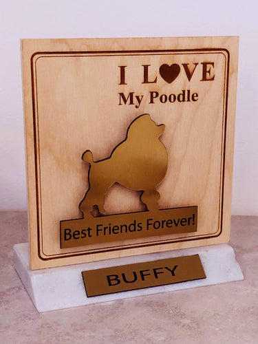 Poodle Desktop Trophy