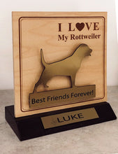 Load image into Gallery viewer, Rottweiler Desktop Trophy